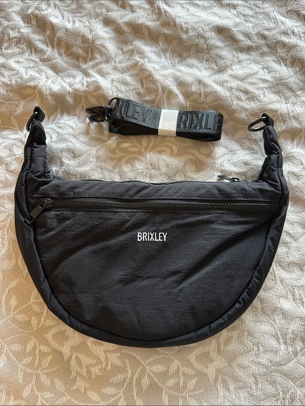 BRIXLEY Crescent Crossbody Bag with Removable Strap